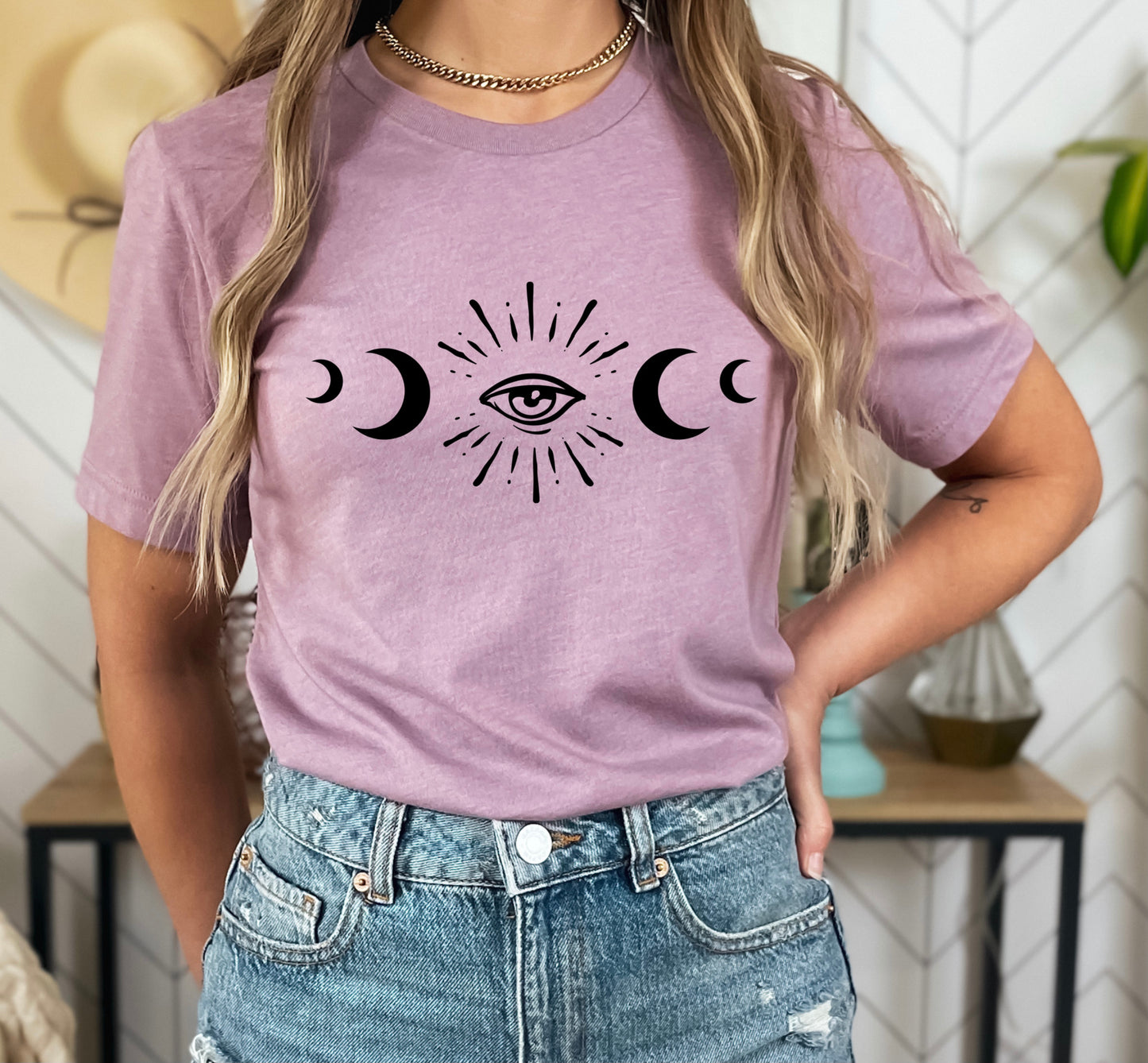 Teeshirt- Boho Fueled by Eye & Moon