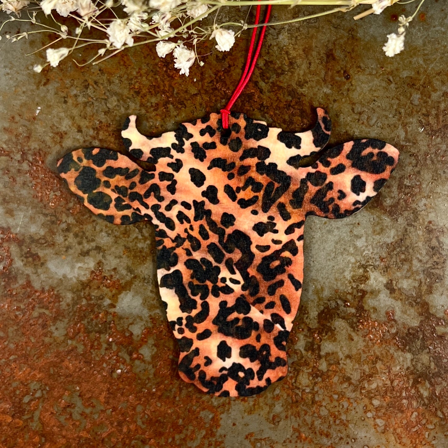 Air freshener Leopard Steer Design and 1 fl oz Scent Bomb