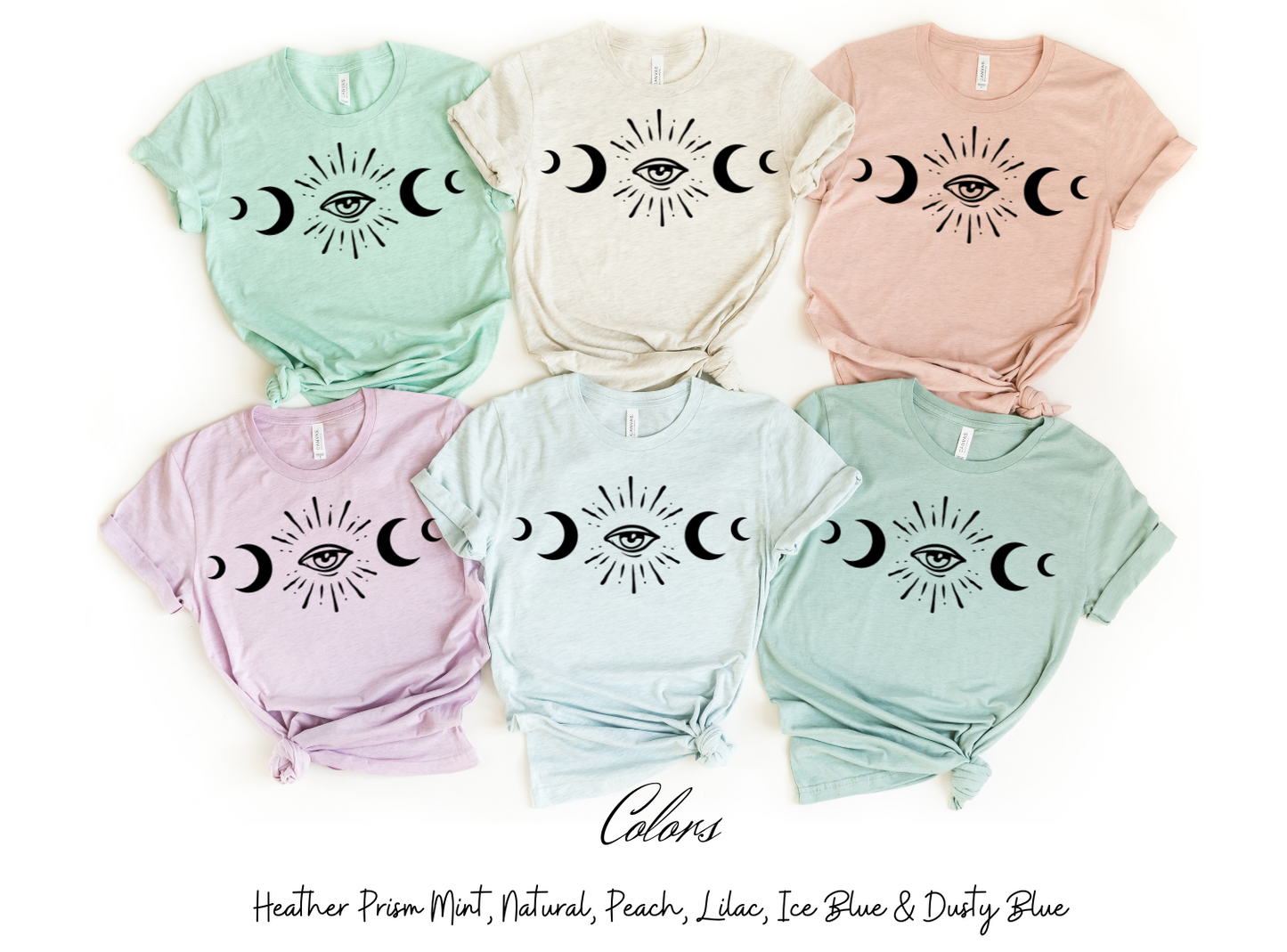 Teeshirt- Boho Fueled by Eye & Moon