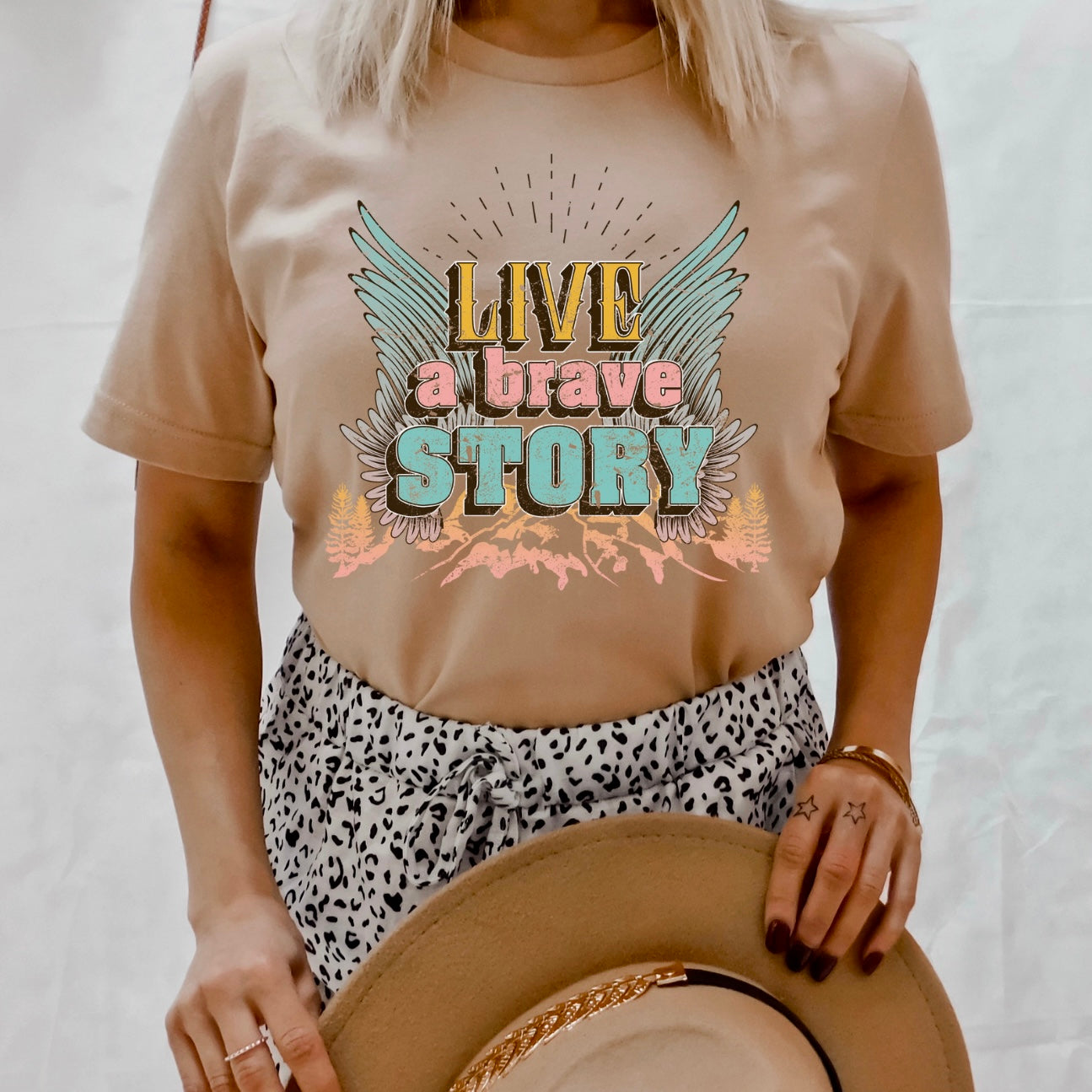 Teeshirt-Live a Brave Story