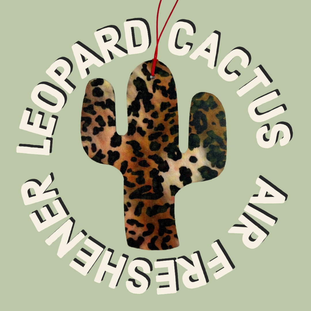 Air freshener Leopard Cactus Design and 1 fl oz Scent Bomb