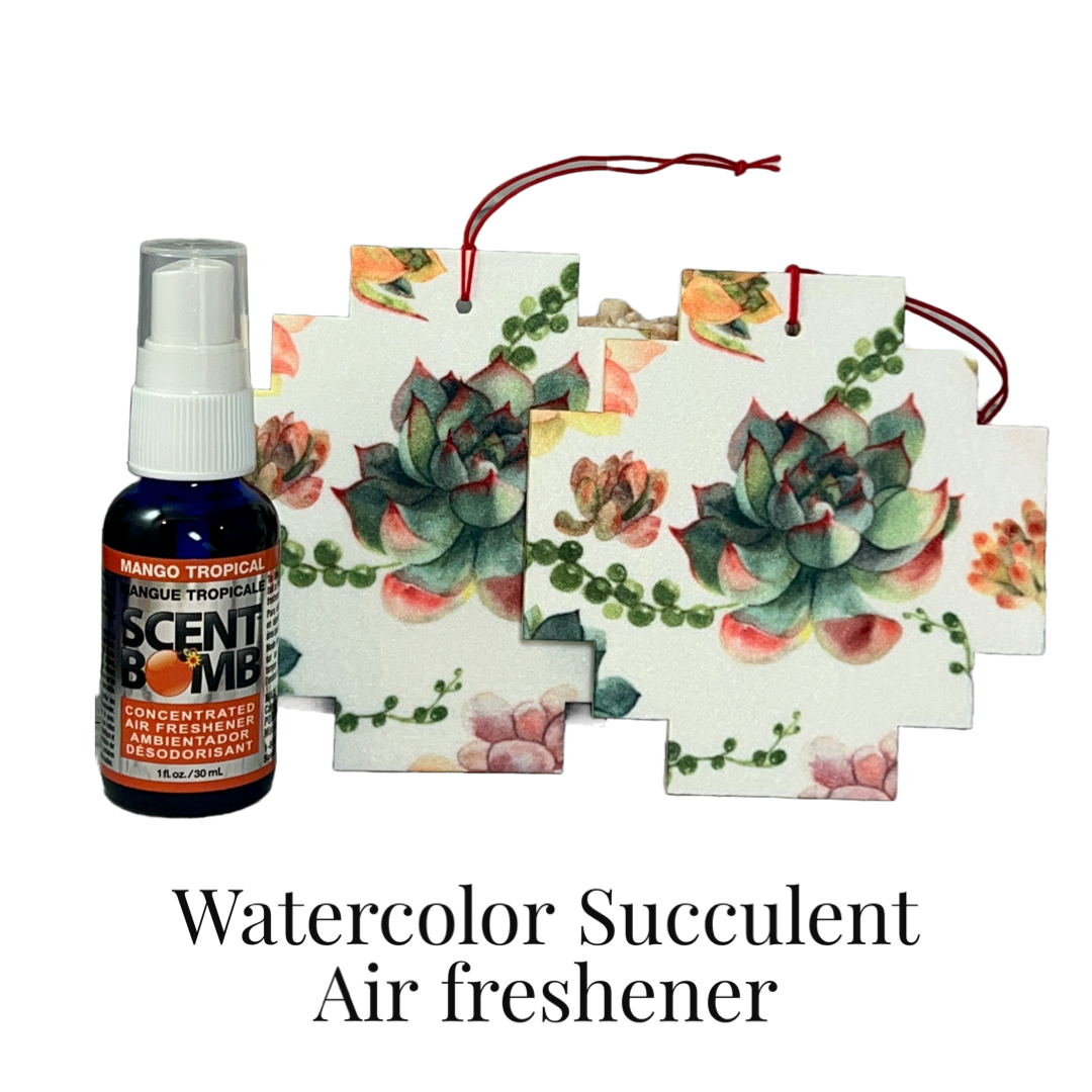 Air freshener Leopard print and 1 fl oz Scent Bomb