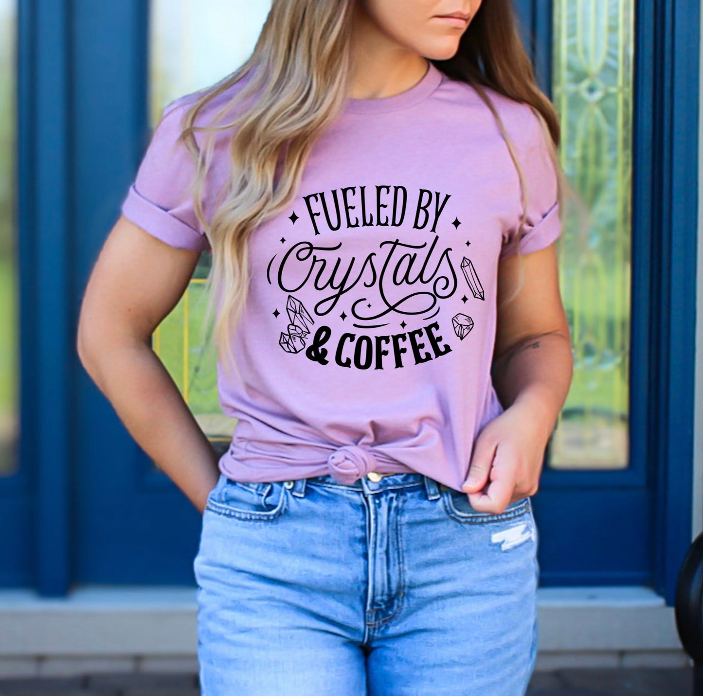 Teeshirt- Fueled by Crystals & Coffee