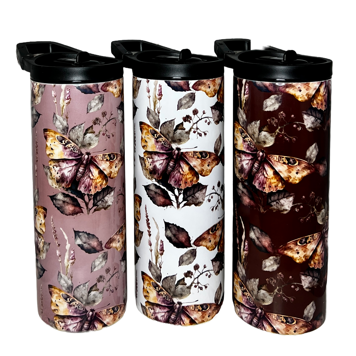 Hydration Duo Bottle 25oz Duo Skinny Tumbler- Vintage Moth Collection