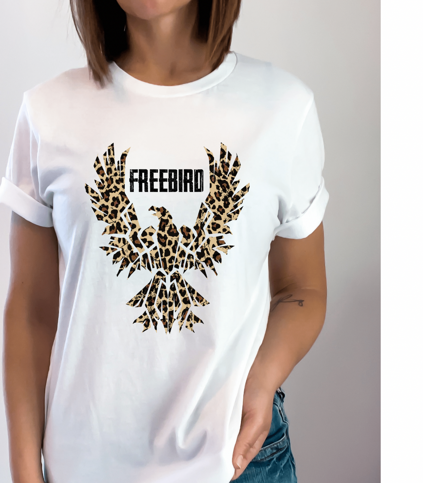 Teeshirt- Leopard FREEBIRD