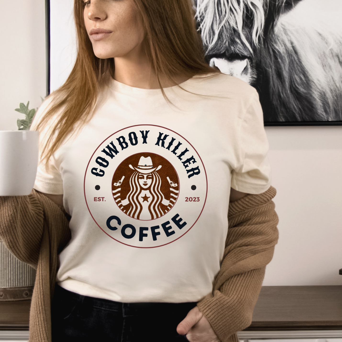 Teeshirt- Cowboy Killer Coffee