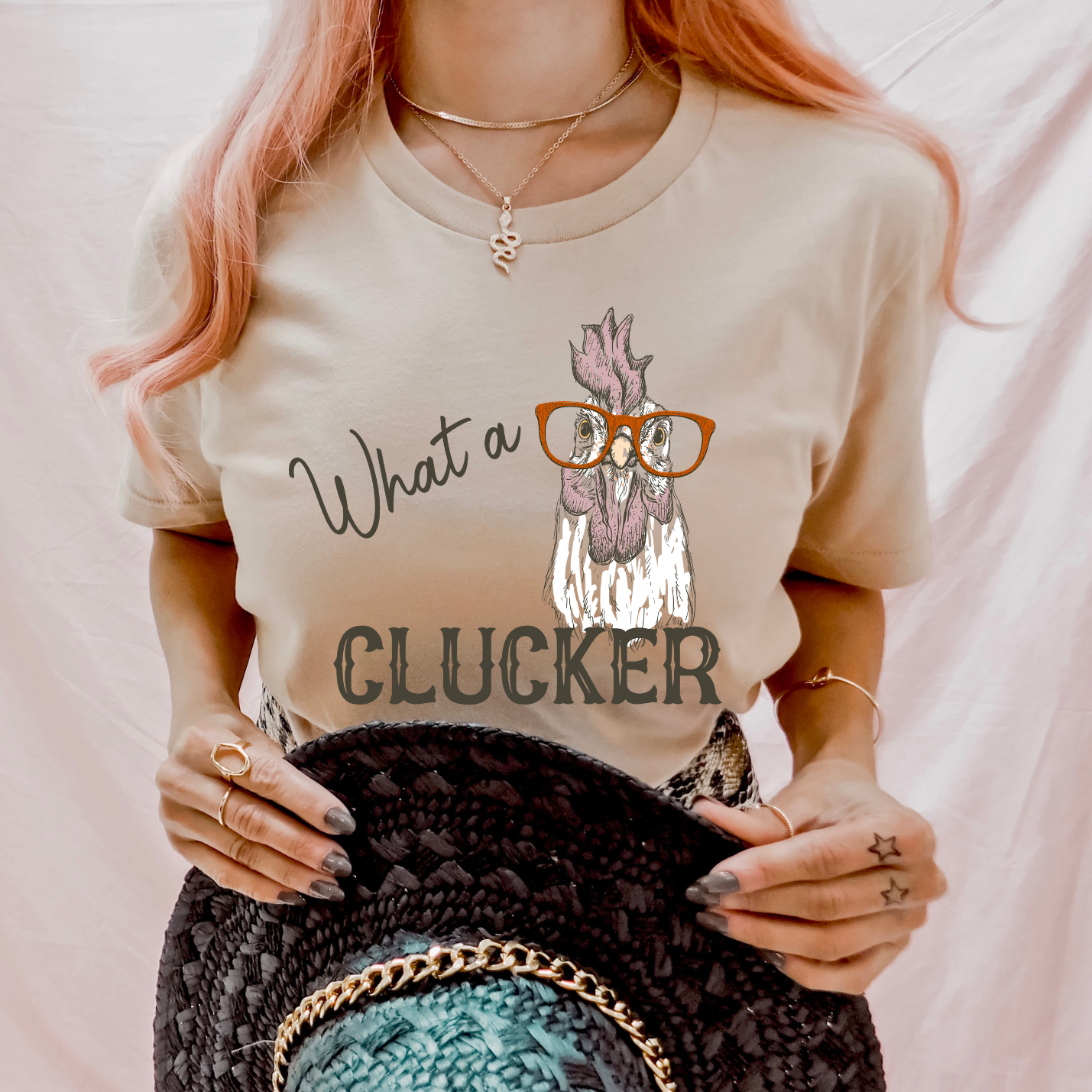 Teeshirt- What a Clucker